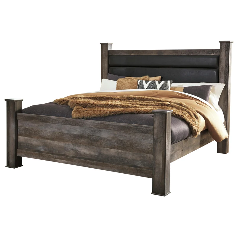 Signature Design by Ashley Wynnlow B440B35 6 pc King Poster Bedroom Set