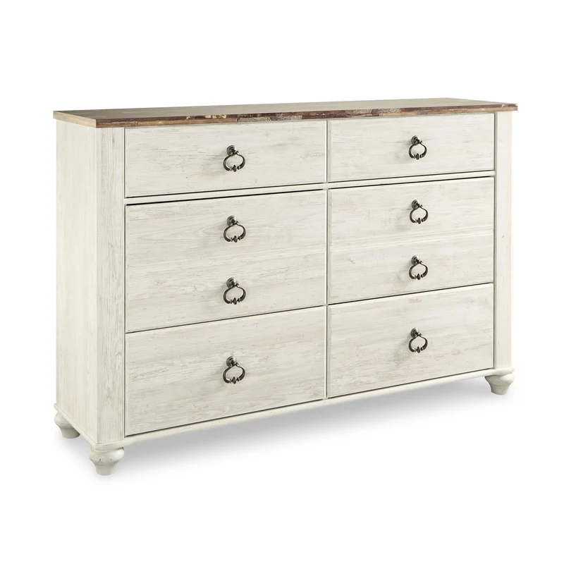 Signature Design by Ashley Willowton B267B42 6 pc King Sleigh Bedroom Set