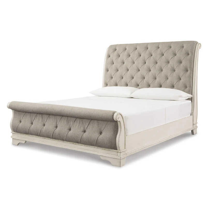 Signature Design by Ashley Realyn B743B65 6 pc King Upholstered Sleigh Bedroom Set