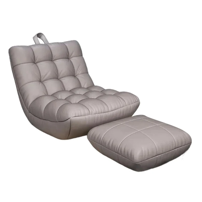 Contemporary Scandinavian Synthetic Fabric EPS Plaid Rectangular Curved Accent Chair With Backrest For Living Room