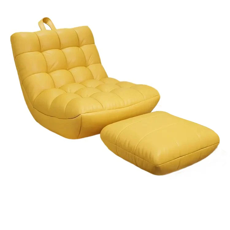Contemporary Scandinavian Synthetic Fabric EPS Plaid Rectangular Curved Accent Chair With Backrest For Living Room