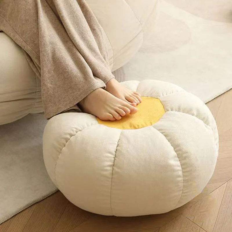 Contemporary Creative Chenille Velvet EPS Semi-Round Cloud Accent Chair With Backrest For Living Room