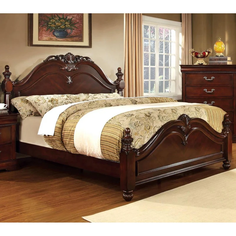 Furniture of America Mandura CM7260Q 6 pc Queen Poster Bedroom Set