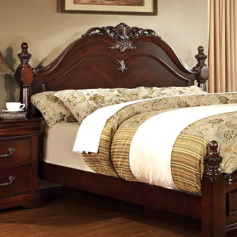 Furniture of America Mandura CM7260Q 6 pc Queen Poster Bedroom Set