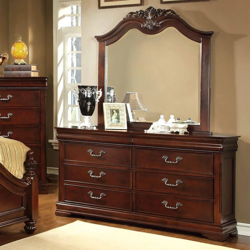 Furniture of America Mandura CM7260Q 6 pc Queen Poster Bedroom Set