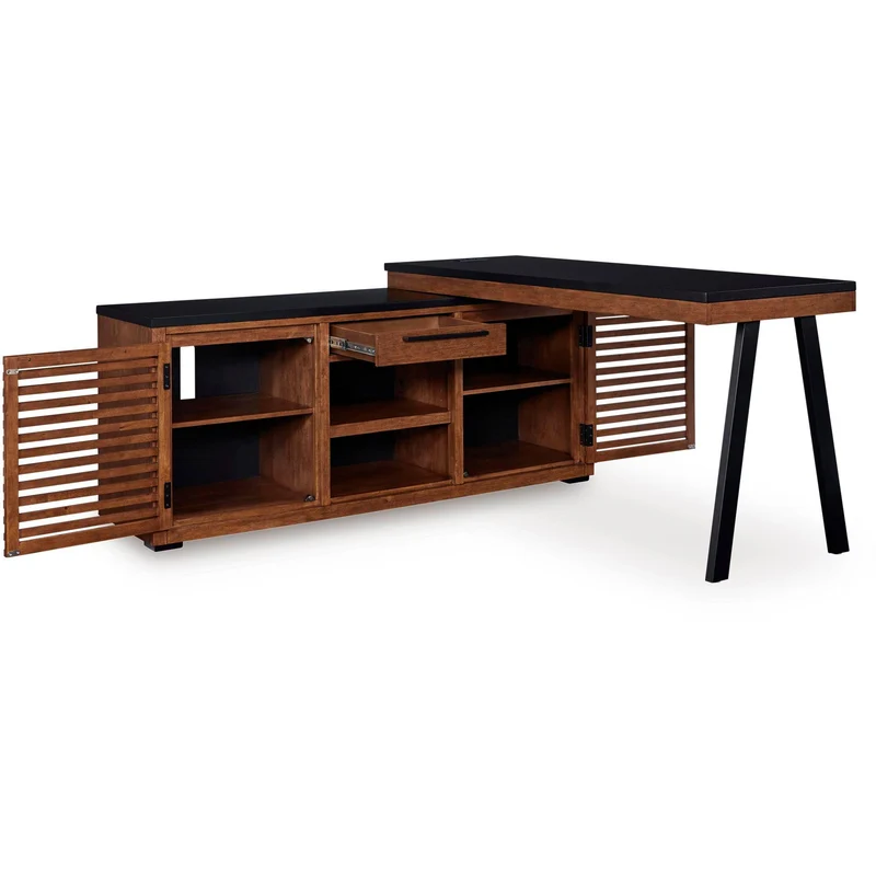 Signature Design by Ashley Kallari H737H1 Credenza with Desk Return