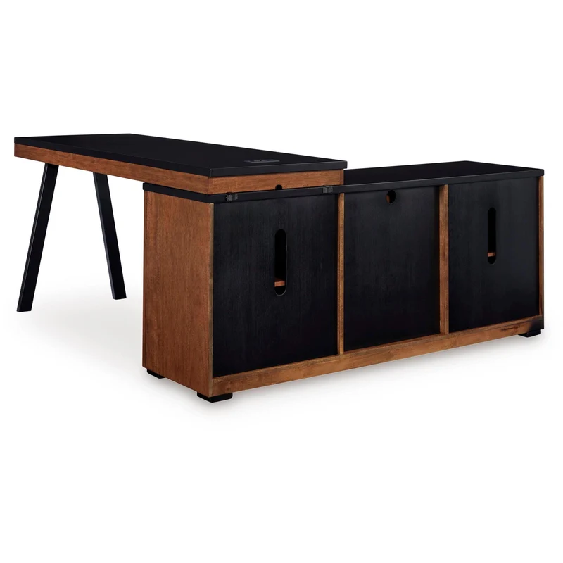 Signature Design by Ashley Kallari H737H1 Credenza with Desk Return