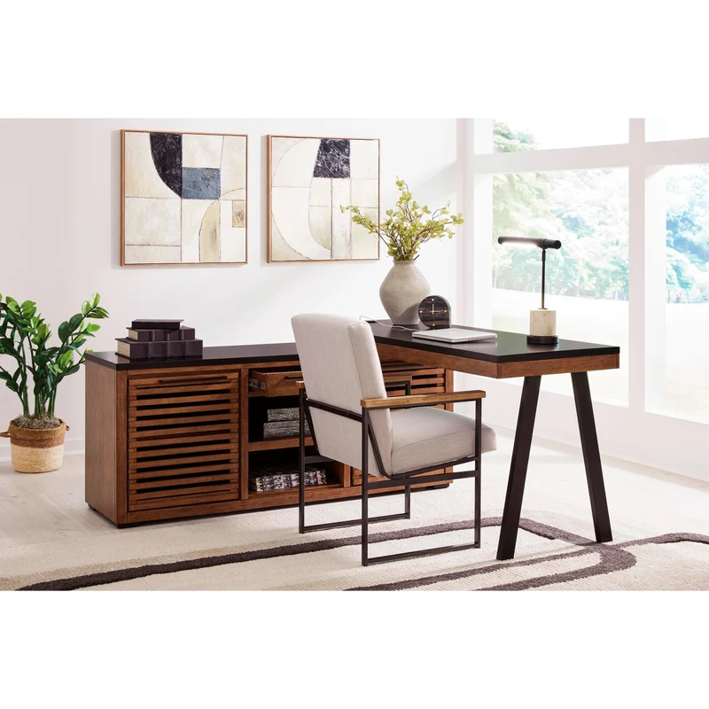 Signature Design by Ashley Kallari H737H1 Credenza with Desk Return