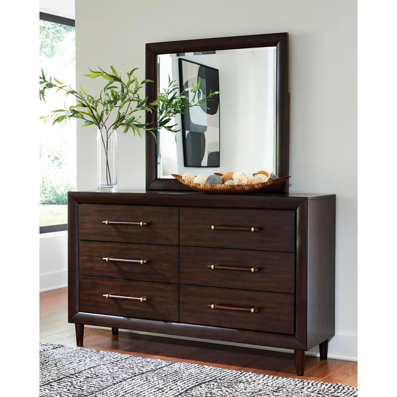 Benchcraft Dantenton 6-Drawer Dresser with Mirror B611-31/B611-36