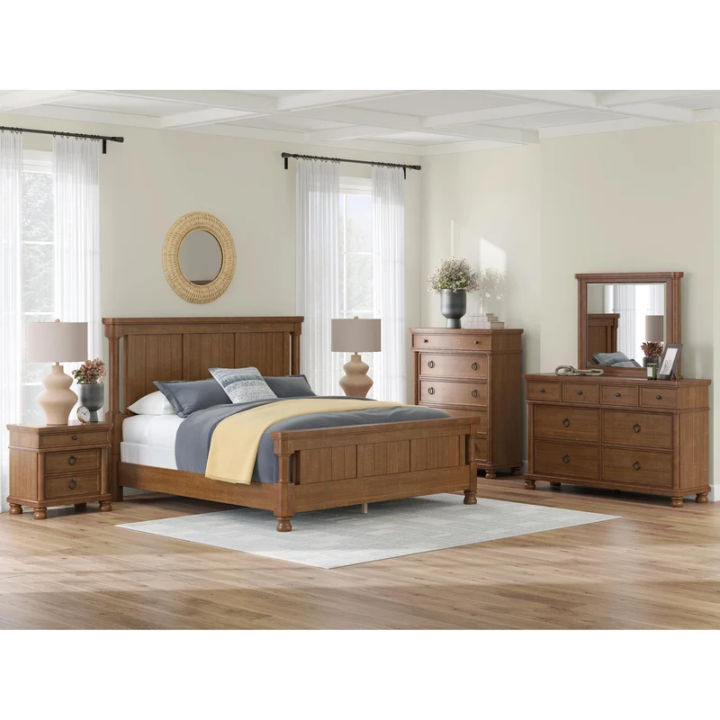 Signature Design by Ashley Rowlenstown PCB824 8 pc King Poster Bedroom Set