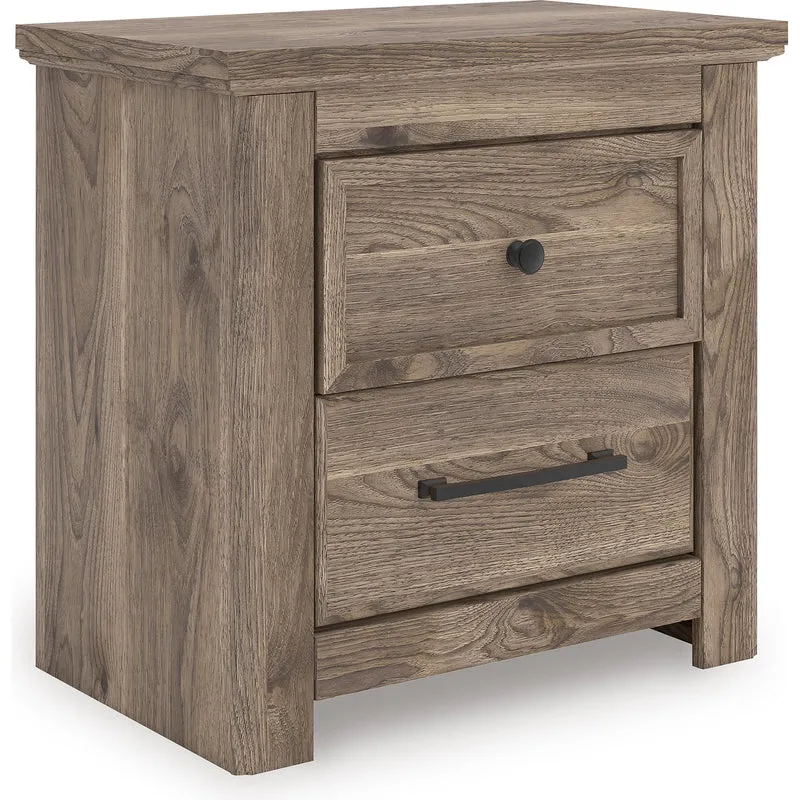 Signature Design by Ashley Rusticott PCB2260-92 Two Drawer Night Stand
