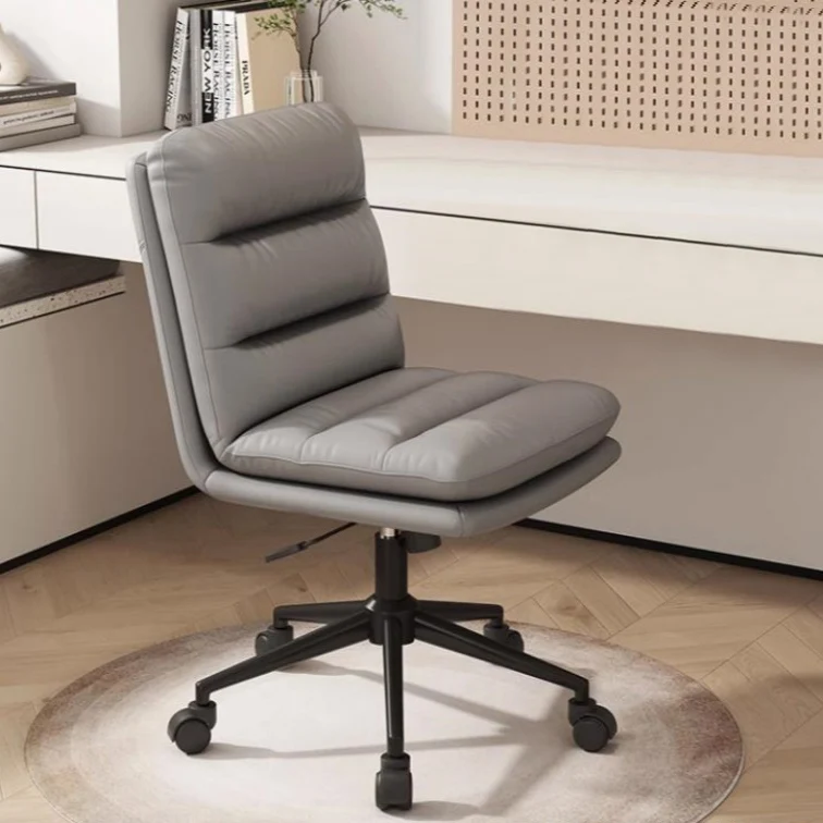 Contemporary Scandinavian Square High-Quality Faux Leather Plywood Steel Office Chair For Home Office