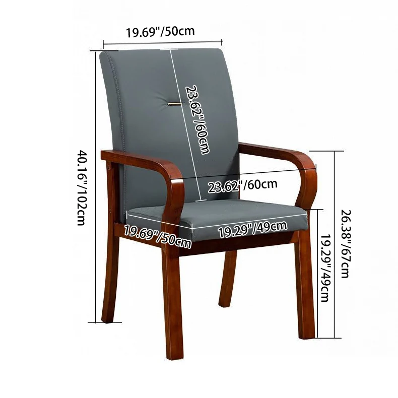 Contemporary Creative Cat Scratch Resistant Leather Plywood Curved Rectangular Accent Chair Backrest And Armrests For Living Room
