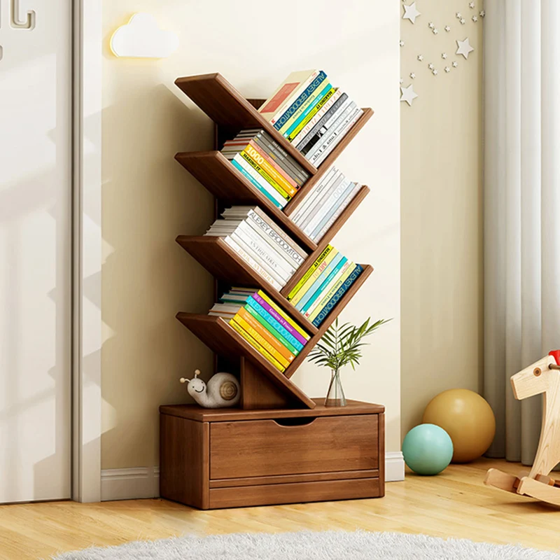 Contemporary Creative Rectangular Eco-Friendly Board 6/8/10/12 Tier Bookshelves For Home Office