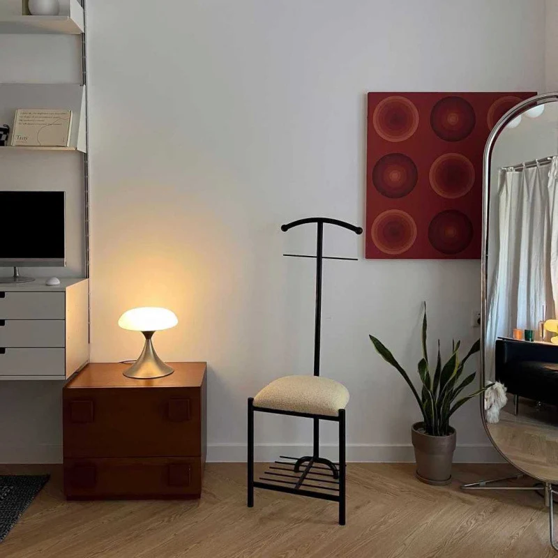 Modern Minimalist Iron Fabric Sponge Cushion Chair Backrest For Living Room