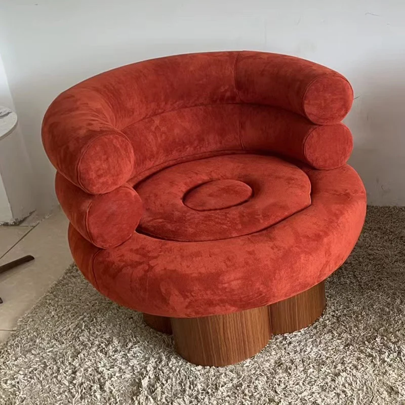 Traditional French Curved Sherpa Fabric Solid Wood Iron Vanity Stool Backrest Armless For Bedroom