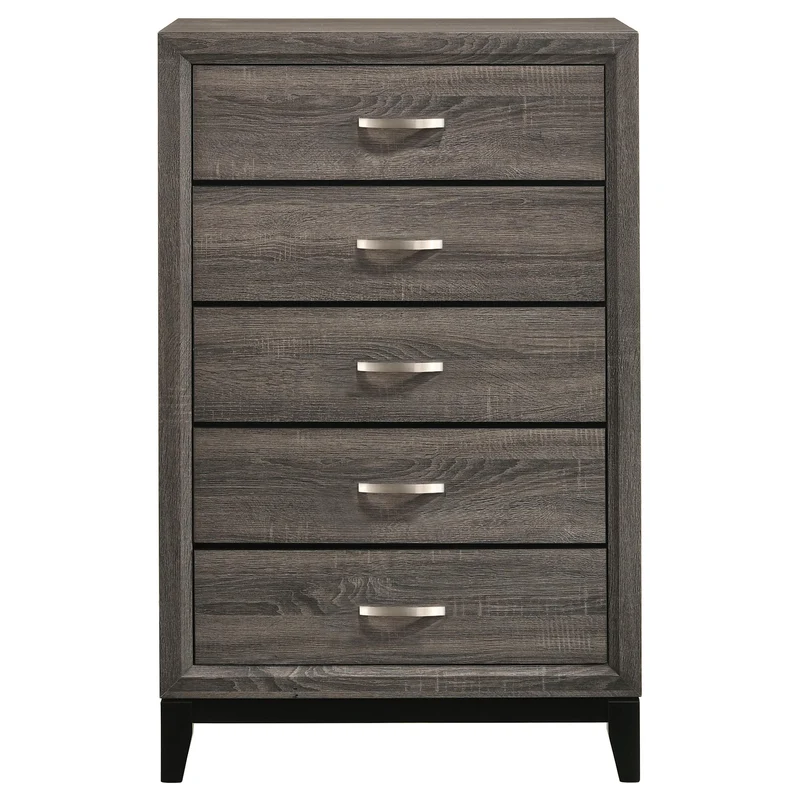 Coaster Furniture Watson 212425 5-Drawer Bedroom Chest - Grey Oak