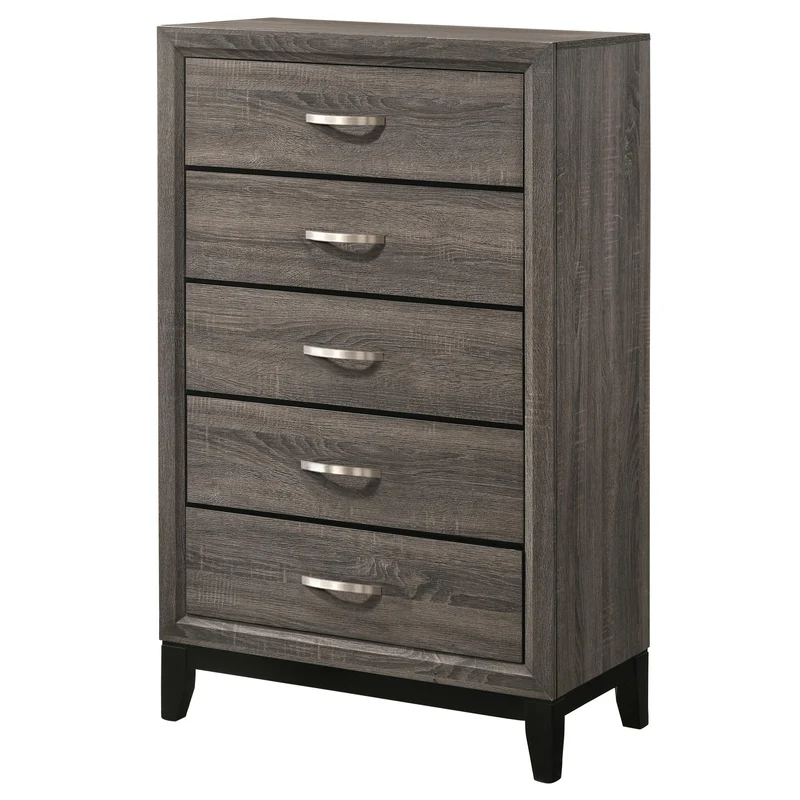 Coaster Furniture Watson 212425 5-Drawer Bedroom Chest - Grey Oak
