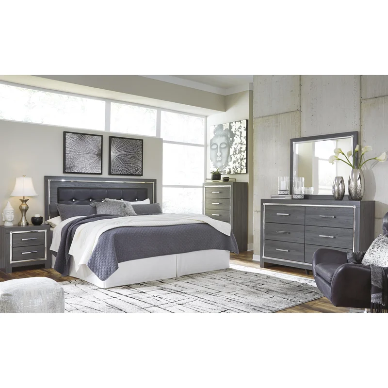 Signature Design by Ashley Lodanna B214-58 King/California King Upholstered Panel Headboard