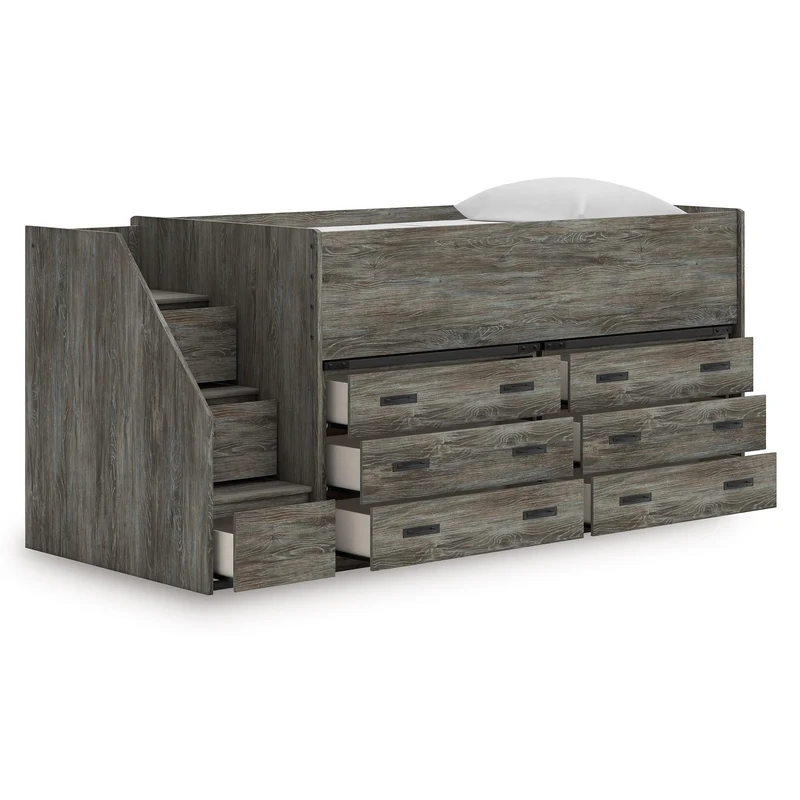 Signature Design by Ashley Frandern B4480B26 Twin Loft Bed with Drawer Storage