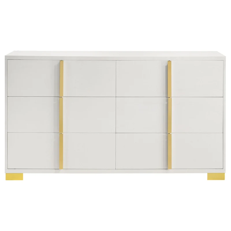 Coaster Furniture Marceline 222933 6-Drawer Dresser - White