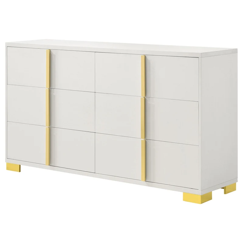 Coaster Furniture Marceline 222933 6-Drawer Dresser - White