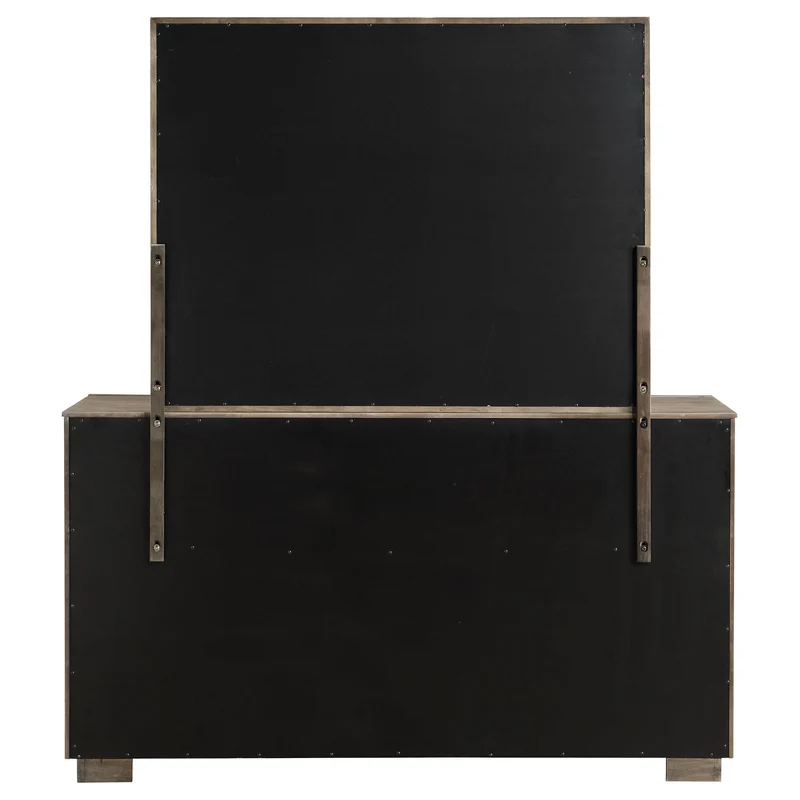 Coaster Furniture Durango 223273M 8-Drawer Dresser and Mirror - Taupe Oak