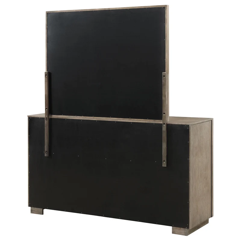 Coaster Furniture Durango 223273M 8-Drawer Dresser and Mirror - Taupe Oak