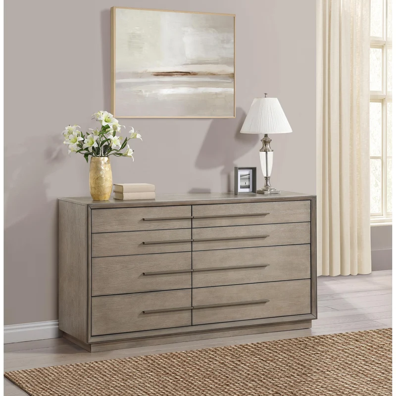 Coaster Furniture Durango 223273 8-Drawer Dresser - Taupe Oak