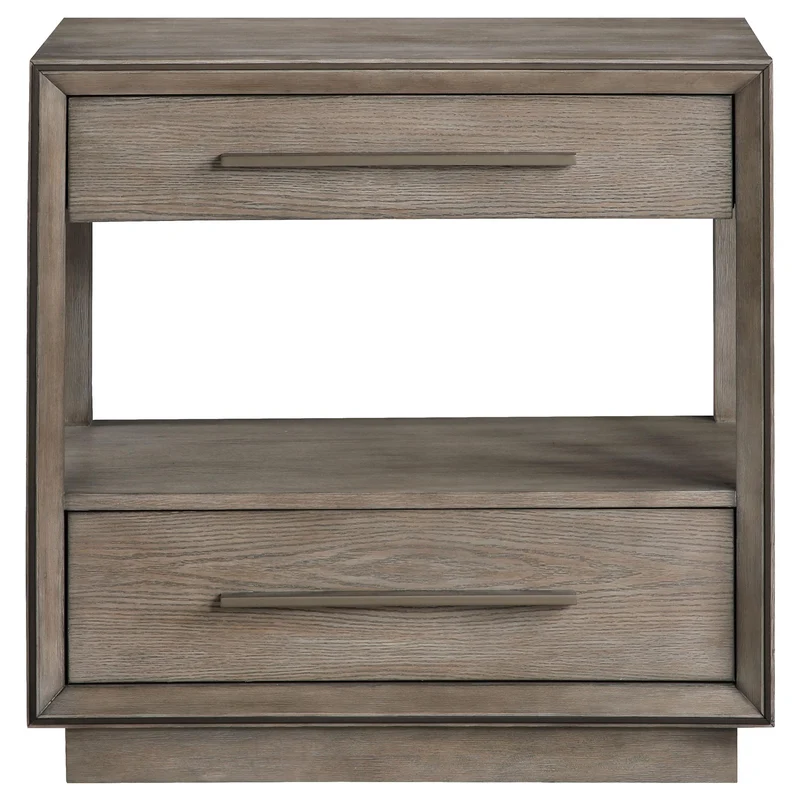 Coaster Furniture Durango 223272 2-Drawer Nightstand Bedside Table - Taupe Oak