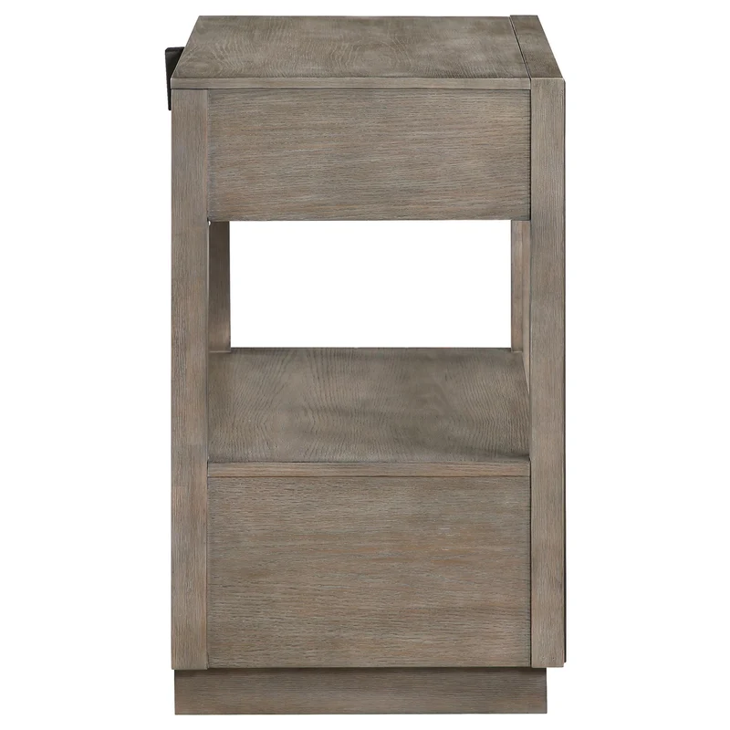Coaster Furniture Durango 223272 2-Drawer Nightstand Bedside Table - Taupe Oak