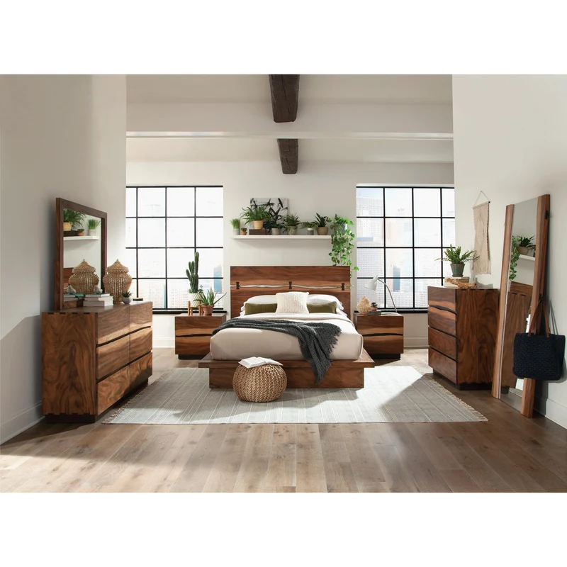 Coaster Furniture Winslow 223255 4-Drawer Bedroom Chest - Smokey Walnut