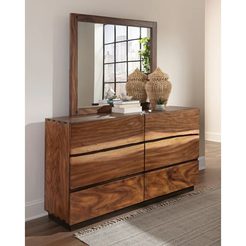Coaster Furniture Winslow 223253 6-Drawer Dresser - Smokey Walnut