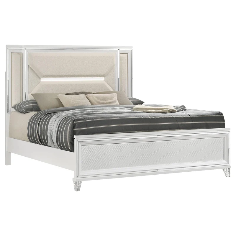 Coaster Furniture Marmore 224961KE-S4 6-piece King Panel Bedroom Set
