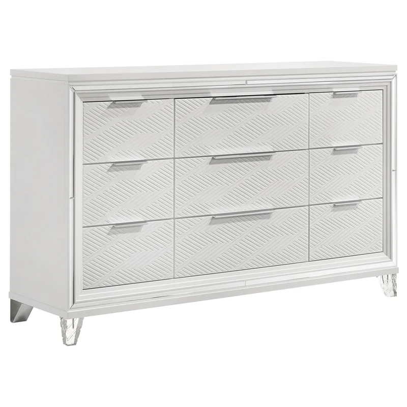 Coaster Furniture Marmore 224961KE-S4 6-piece King Panel Bedroom Set