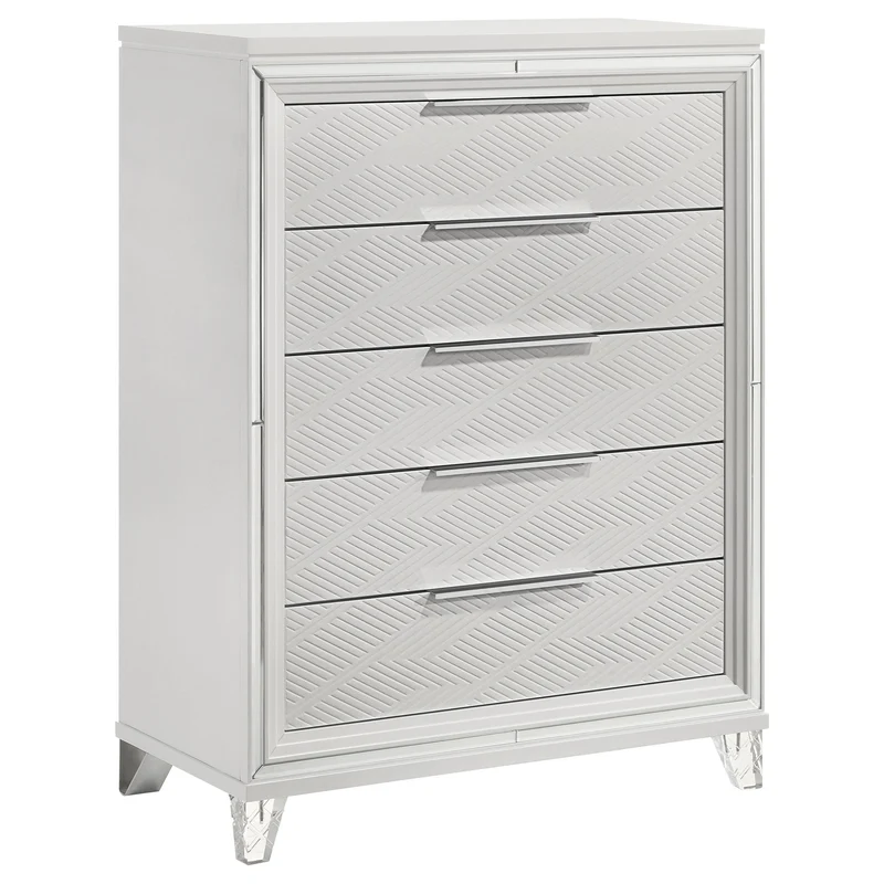 Coaster Furniture Marmore 224961KE-S5 7-piece King Panel Bedroom Set
