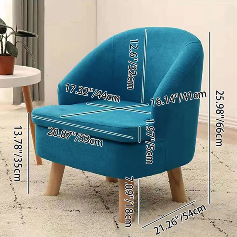 Contemporary Scandinavian Pine Wood Rubberwood Cotton Linen Sponge Curved Sofa Backrest Armrest For Living Room