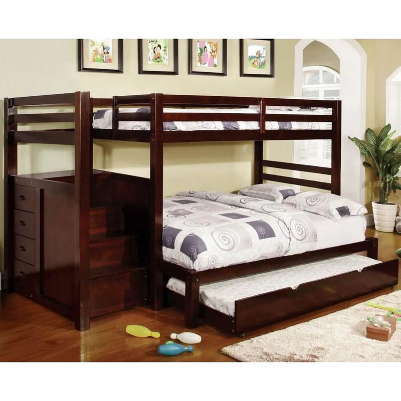 Furniture of America Kids Beds Bunk Bed CM-BK966F-BED