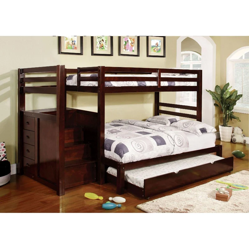 Furniture of America Kids Beds Bunk Bed CM-BK966F-BED