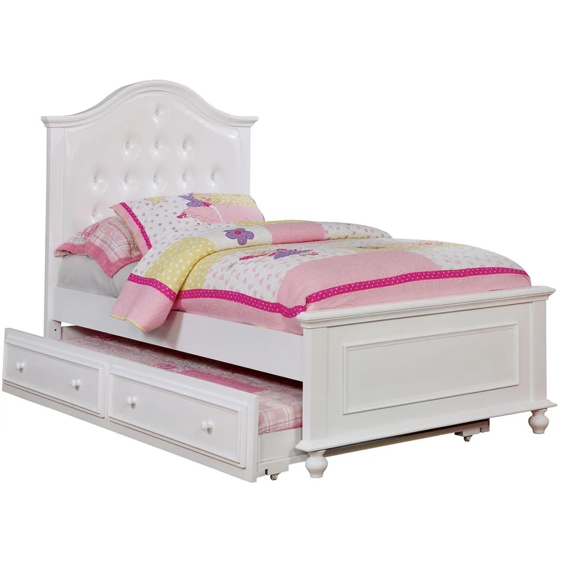 Furniture of America Kids Beds Bed CM7155WH-F-BED