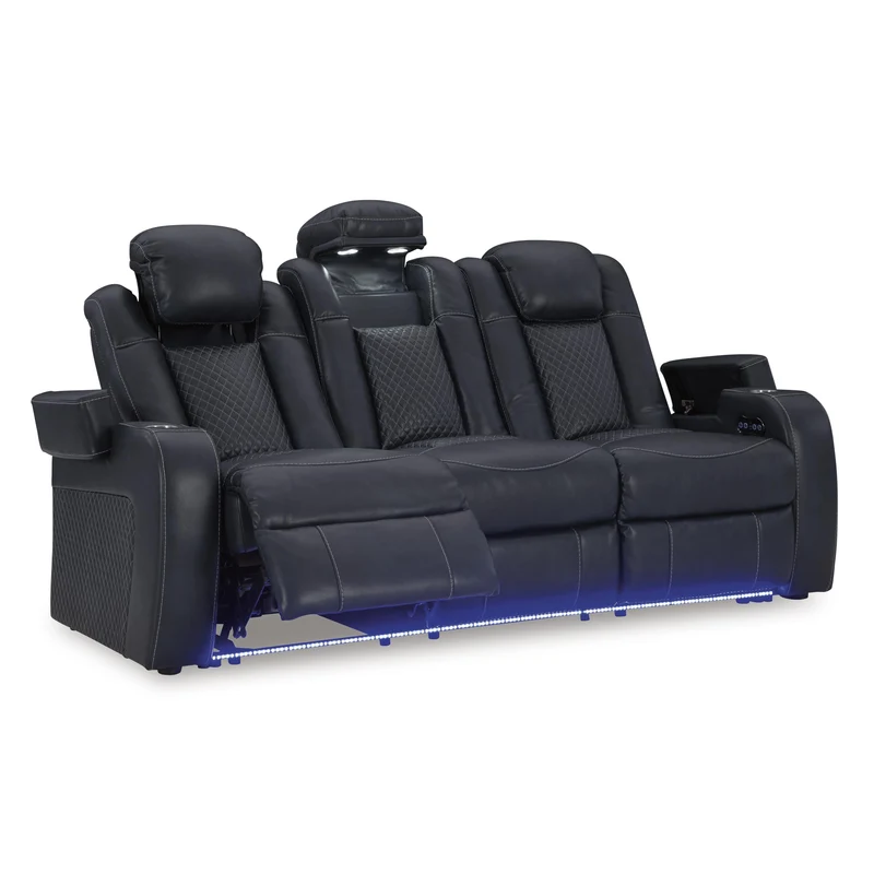 Signature Design by Ashley Fyne-Dyme 3660315 Power Reclining Sofa with Adjustable Headrest
