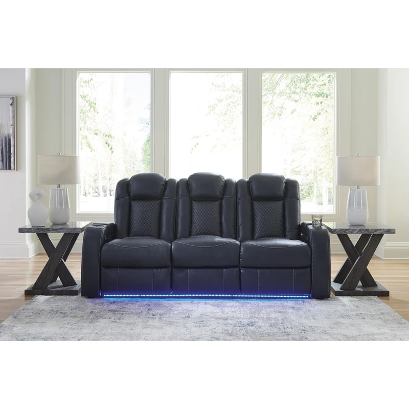 Signature Design by Ashley Fyne-Dyme 3660315 Power Reclining Sofa with Adjustable Headrest
