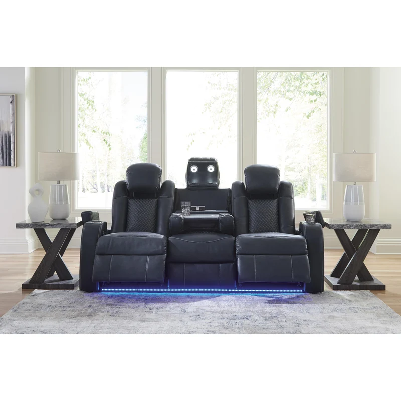 Signature Design by Ashley Fyne-Dyme 3660315 Power Reclining Sofa with Adjustable Headrest