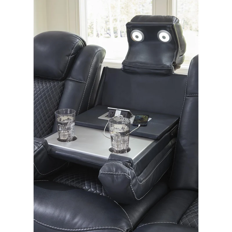 Signature Design by Ashley Fyne-Dyme 3660315 Power Reclining Sofa with Adjustable Headrest