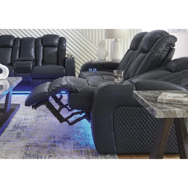 Signature Design by Ashley Fyne-Dyme 3660315 Power Reclining Sofa with Adjustable Headrest