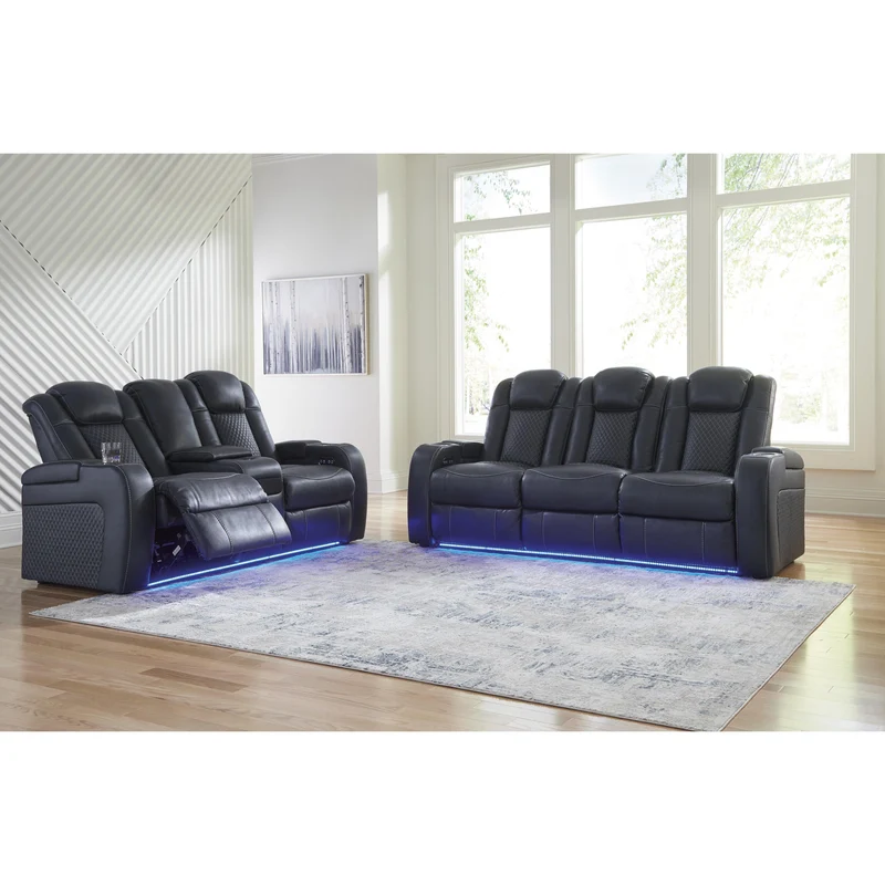 Signature Design by Ashley Fyne-Dyme 3660315 Power Reclining Sofa with Adjustable Headrest