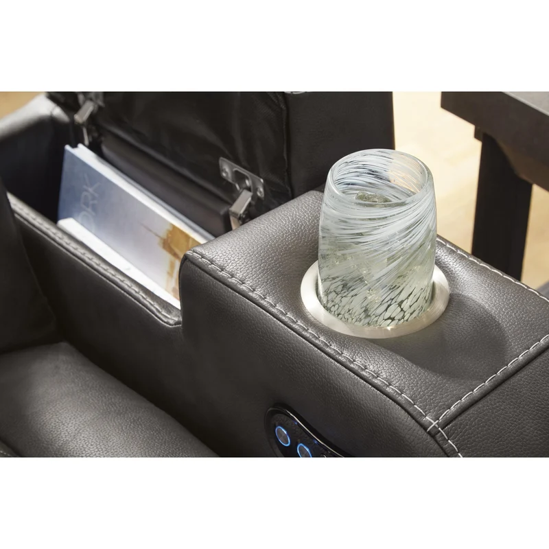 Signature Design by Ashley Fyne-Dyme 3660215 Power Reclining Sofa with Adjustable Headrest