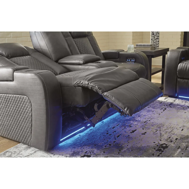 Signature Design by Ashley Fyne-Dyme 3660215 Power Reclining Sofa with Adjustable Headrest
