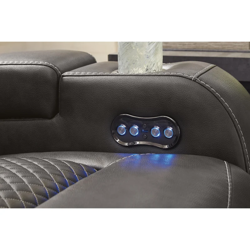 Signature Design by Ashley Fyne-Dyme 3660215 Power Reclining Sofa with Adjustable Headrest