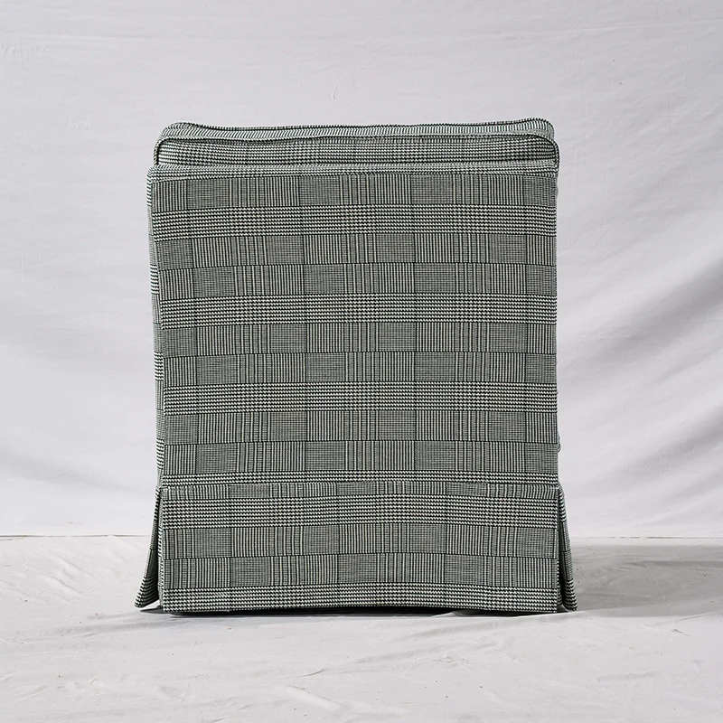 High Resilience Easy-Clean Cover Accent Chair with Birch Frame - Retro Fabric Sofa for Living Room or Study